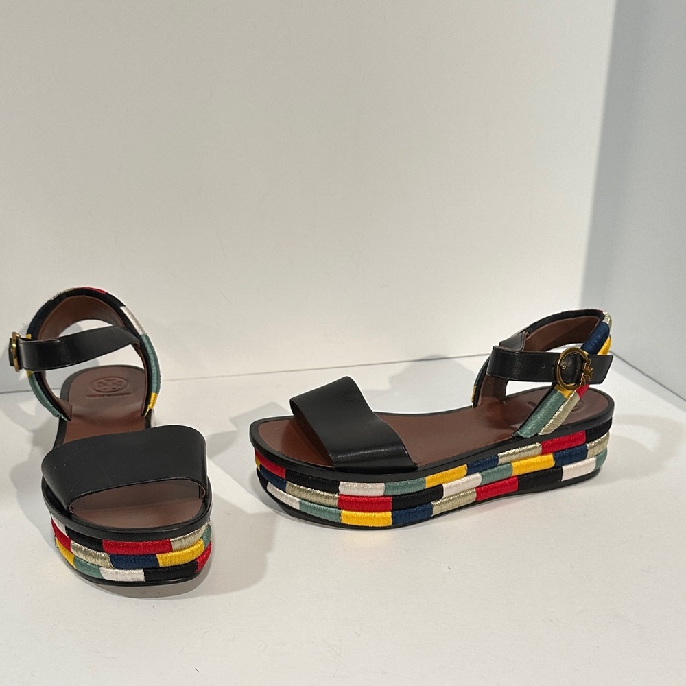 Tory Burch Colorful Platform Sandals